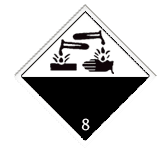 Знак опасности: Едкие и коррозионные вещества