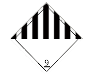 Знак опасности: Прочие опасные вещества