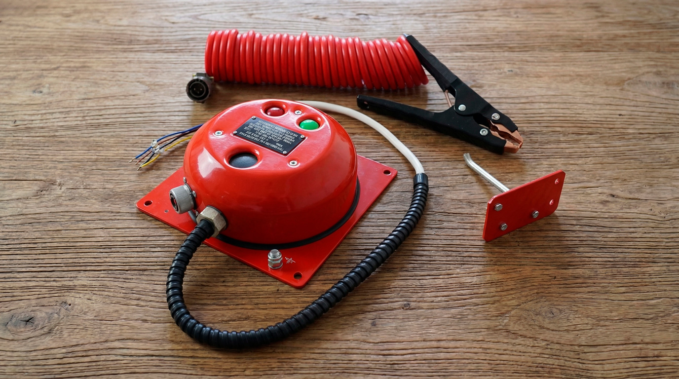 Устройство заземления автоцистерн