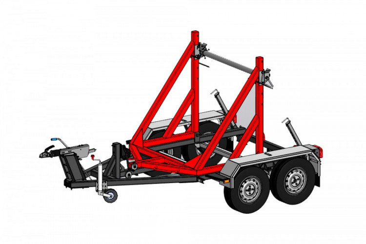 Чертеж: Кабельный транспортер на прицепе (КТ2)