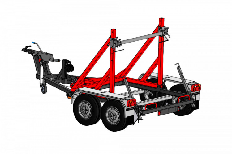 Чертеж: Кабельный транспортер на прицепе (КТ2)