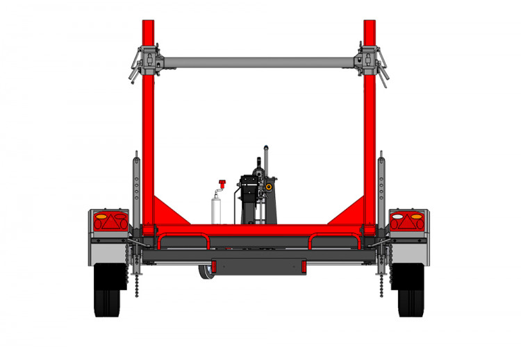 Чертеж: Кабельный транспортер на прицепе (КТ2)