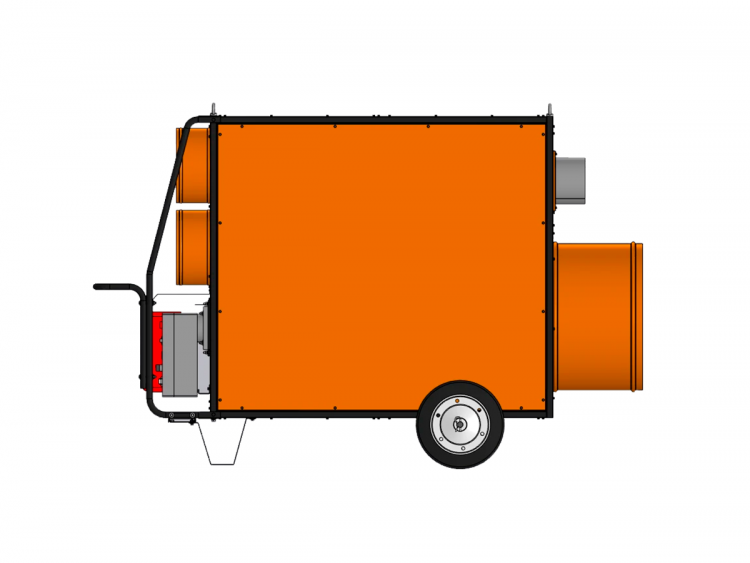 Чертеж: Теплогенератор непрямого нагрева TG-230S (УМП-200)