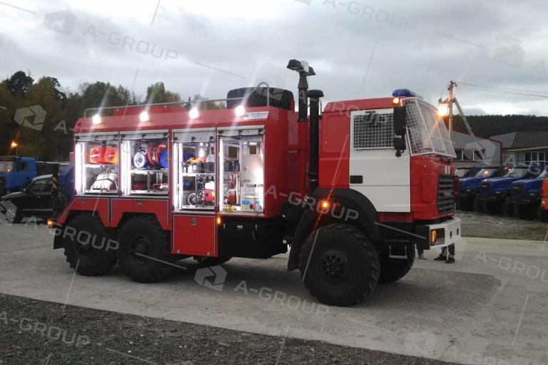 Аварийно-спасательный автомобиль АСА на шасси Урал 4320-80