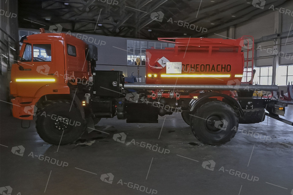 Автотопливозаправщик АТЗ-6 на шасси Камаз 43502