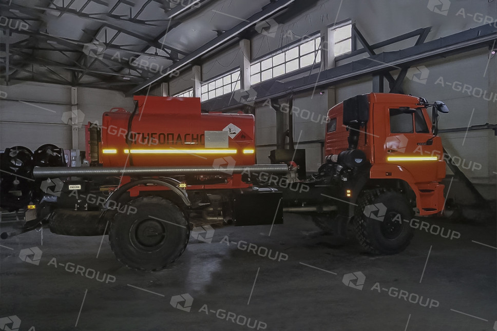 Автотопливозаправщик АТЗ-6 на шасси Камаз 43502