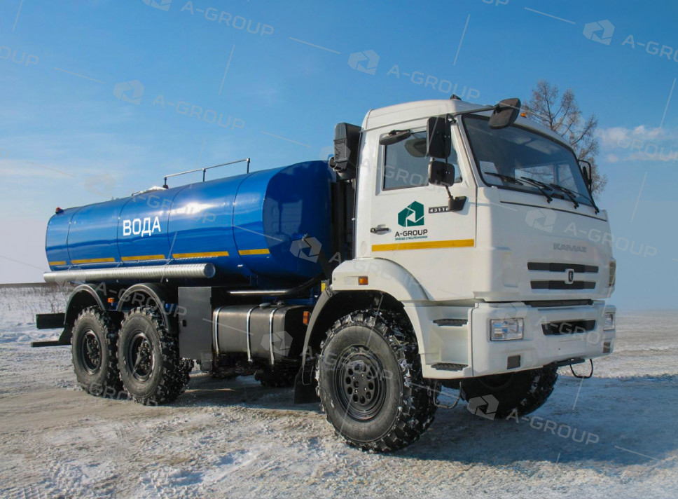 Автоцистерна техвода термос АЦВТ-10 на шасси Камаз 43118-50