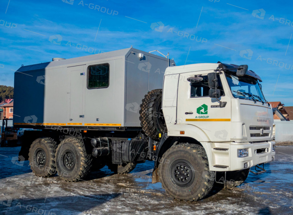 ППУА 1600/100 на шасси Камаз 43118-48 (насос 1,1 ПТ)