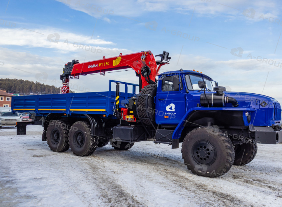Бортовой автомобиль Урал 4320-60 с КМУ ИТ150