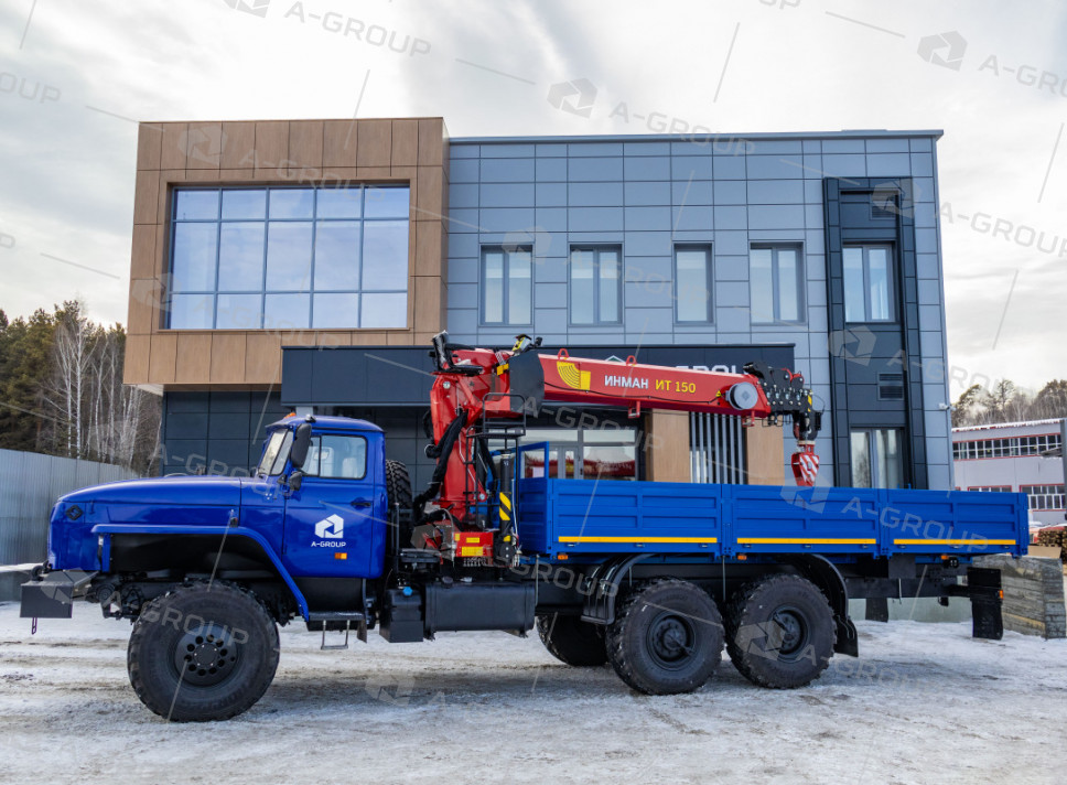 Бортовой автомобиль Урал 4320-60 с КМУ ИТ150