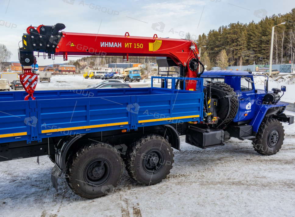 Бортовой автомобиль Урал 4320-60 с КМУ ИТ150