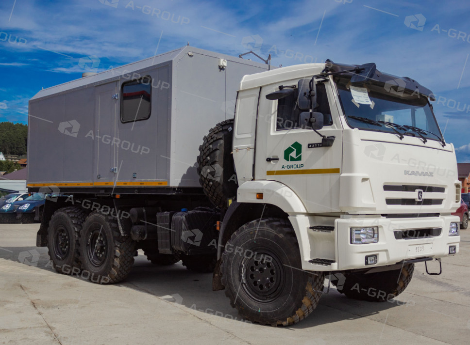 ППУА 1600/100 на шасси Камаз 43118-50 (насос 2,3 ПТ) 