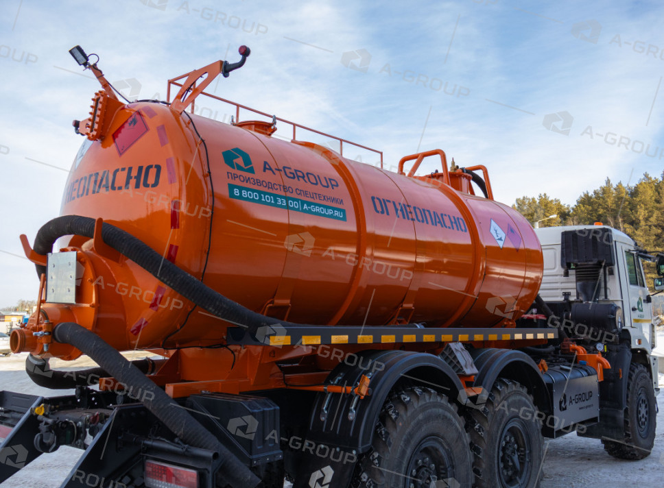 АКН-10 на шасси Камаз 43118-50 (КО-505, доп горловина, тех люк, подогрев слива)