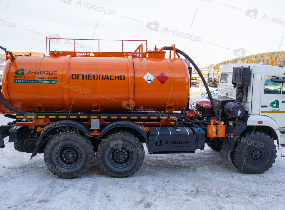 АКН-10 на шасси Камаз 43118-50 (КО-505, доп горловина, тех люк, подогрев слива)