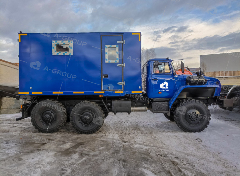 Агрегат исследования скважин АИС-1 на шасси УРАЛ 4320-60