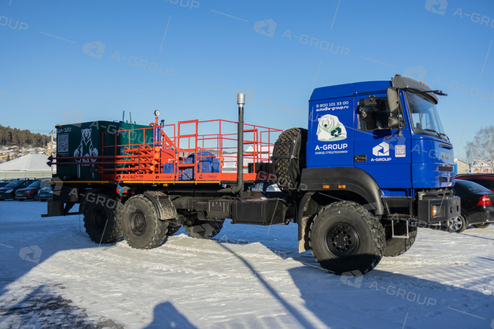 Цементировочный агрегат ЦА-320 на шасси Урал 4320-80