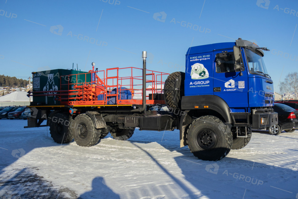 Цементировочный агрегат ЦА-320 на шасси Урал 4320-82