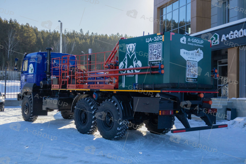 Цементировочный агрегат ЦА-320 на шасси Урал 4320-80