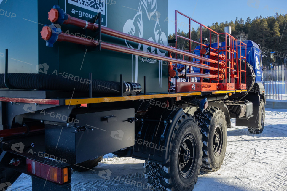 Цементировочный агрегат ЦА-320 на шасси Урал 4320-80