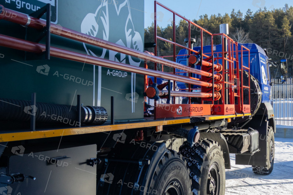 Цементировочный агрегат ЦА-320 на шасси Урал 4320-82