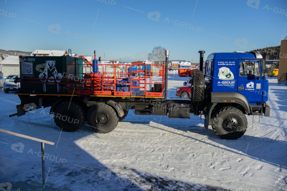 Цементировочный агрегат ЦА-320 на шасси Урал 4320-80