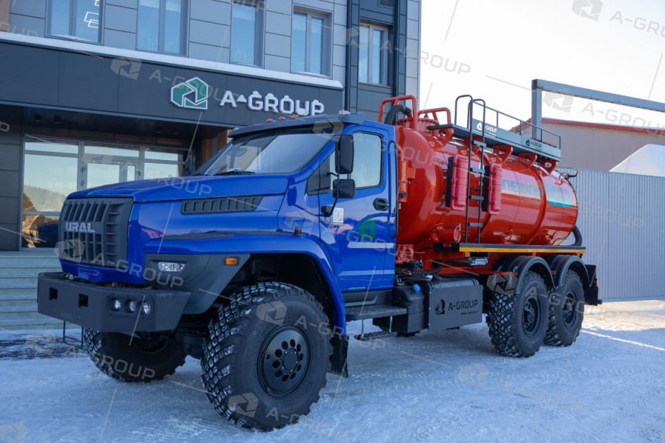 АКН-10 на шасси УРАЛ NEXT 4320-72 (КО-505, доп горловина, тех люк, подогрев слива)