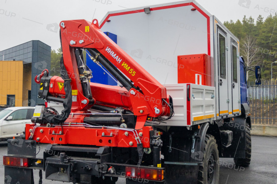 ПАРМ с КМУ ИМ-55 на шасси Урал 43206-80