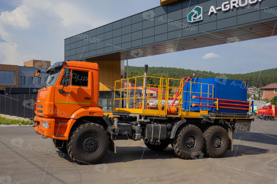 Цементировочный агрегат ЦА на шасси Камаз 43118-50 (плунжерный насос)