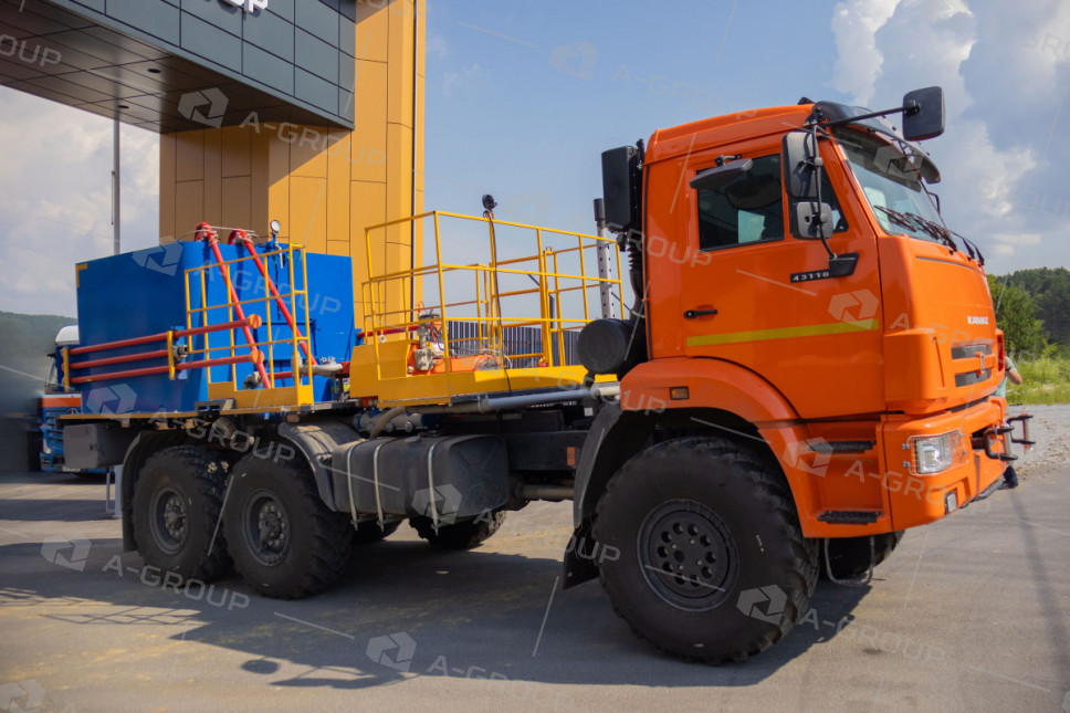 Цементировочный агрегат ЦА на шасси Камаз 43118-50 (плунжерный насос)