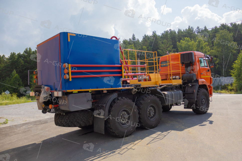 Цементировочный агрегат ЦА на шасси Камаз 43118-50 (плунжерный насос)