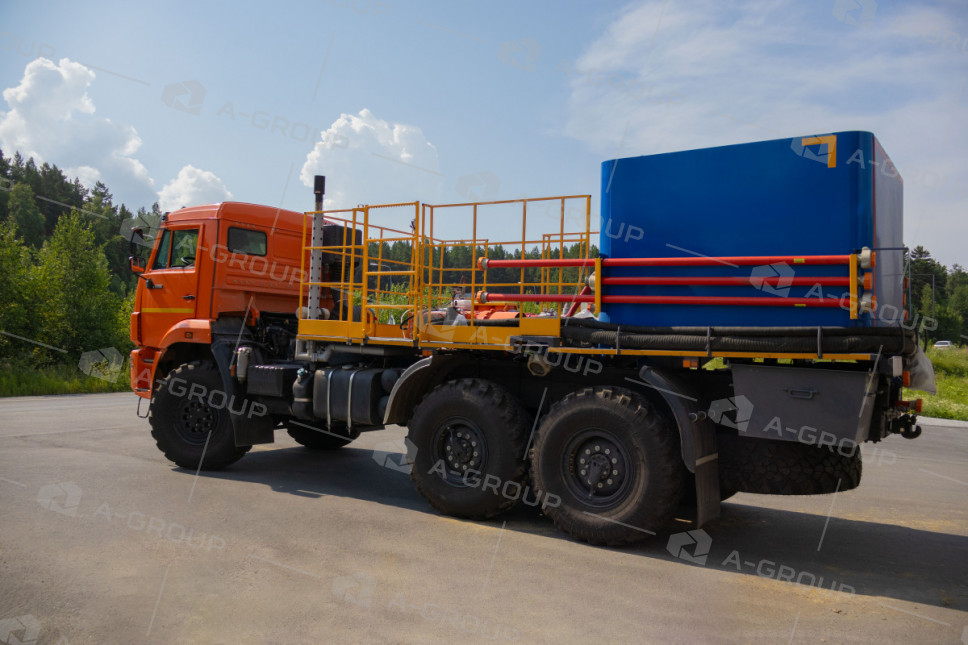 Цементировочный агрегат ЦА на шасси Камаз 43118-50 (плунжерный насос)