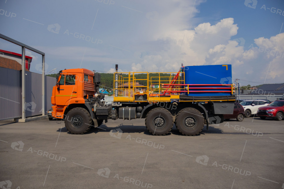 Цементировочный агрегат ЦА на шасси Камаз 43118-50 (плунжерный насос)