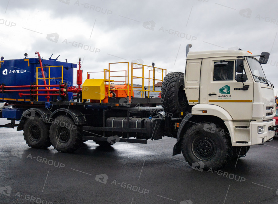 Цементировочный агрегат СИН-35 на шасси Камаз 43118-50 (спальное место)
