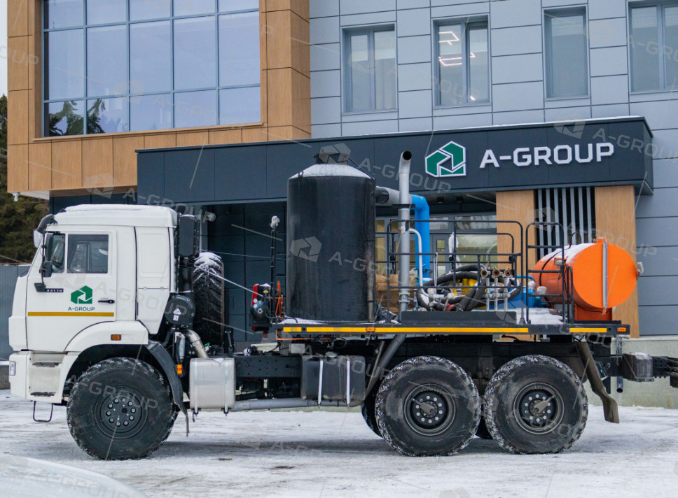 Агрегат для депарафинизации скважин АДПМ 12/150 на шасси Камаз 43118-50