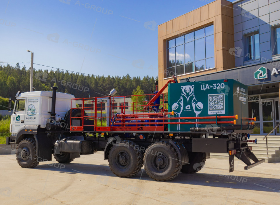 Цементировочный агрегат ЦА-320 на шасси Урал 4320-80
