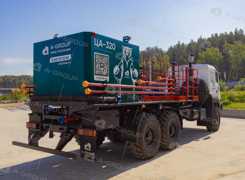 Цементировочный агрегат ЦА-320 на шасси Урал 4320-80