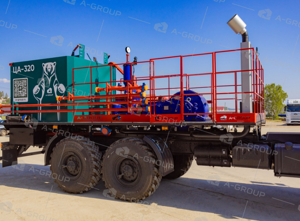 Цементировочный агрегат ЦА-320 на шасси Урал 4320-80