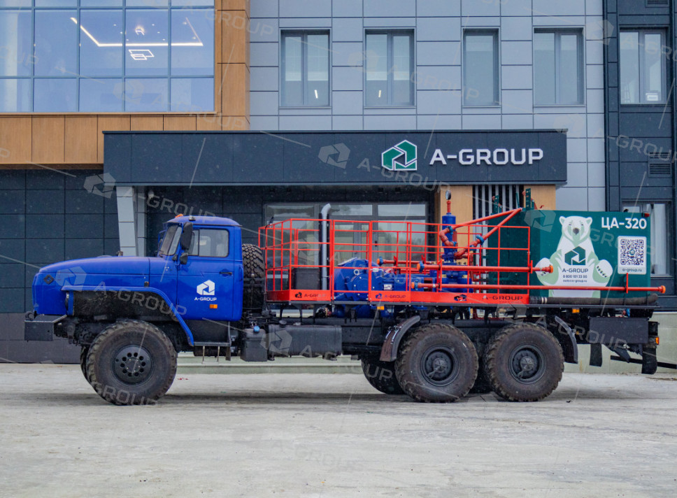 Цементировочный агрегат ЦА-320 на шасси Урал 4320-60