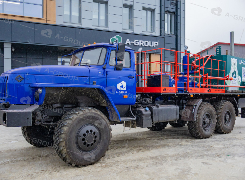 Цементировочный агрегат ЦА-320 на шасси Урал 4320-60