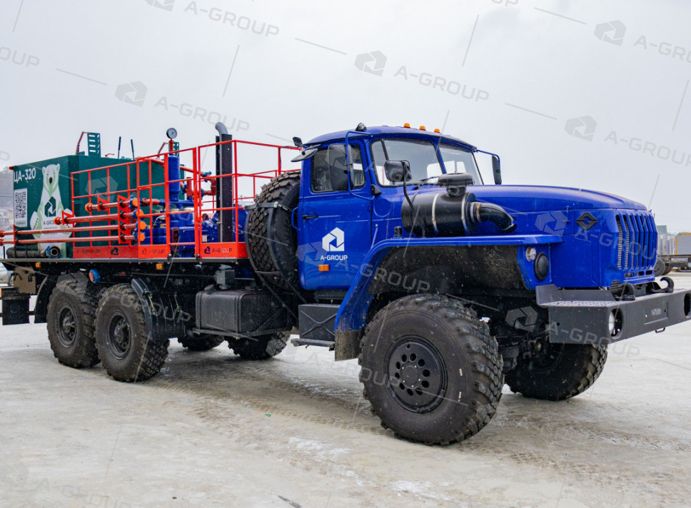Цементировочный агрегат ЦА-320 на шасси Урал 4320-60