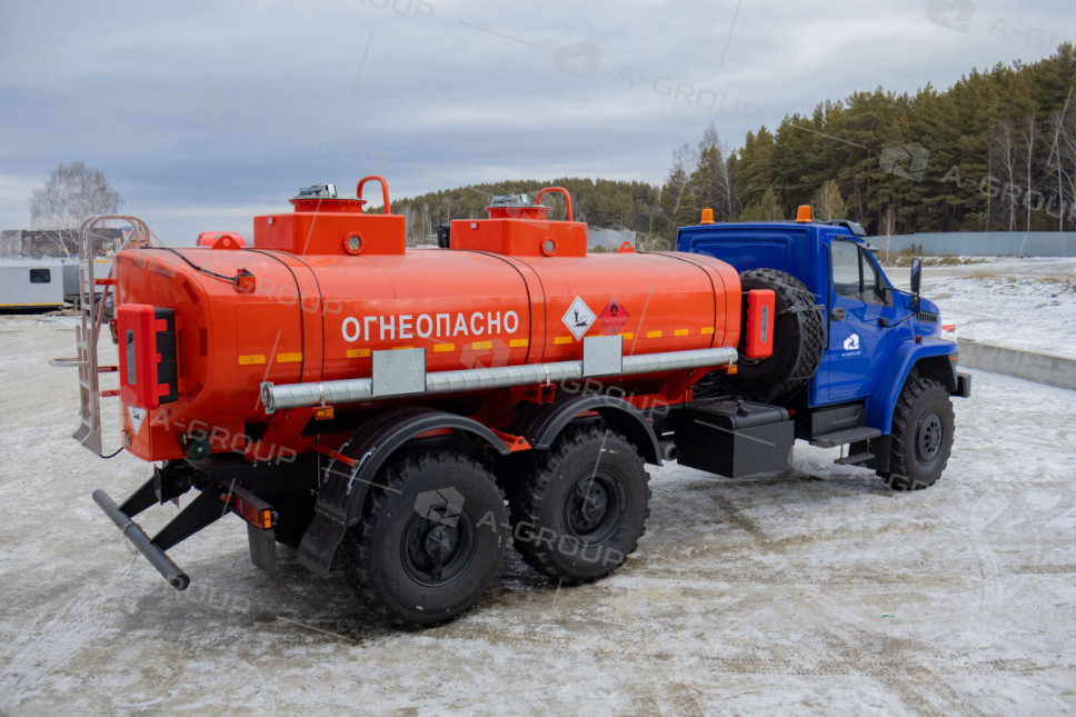 Автотопливозаправщик АТЗ-10/2 (2 секции) на шасси УРАЛ NEXT 5557-72