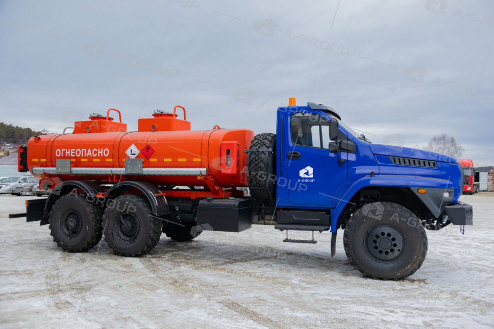 Автотопливозаправщик АТЗ-10/2 (2 секции) на шасси УРАЛ NEXT 5557-72
