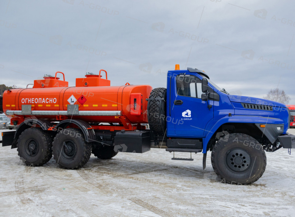 Автотопливозаправщик АТЗ-12/2 (2 секции) на шасси УРАЛ NEXT 4320-74