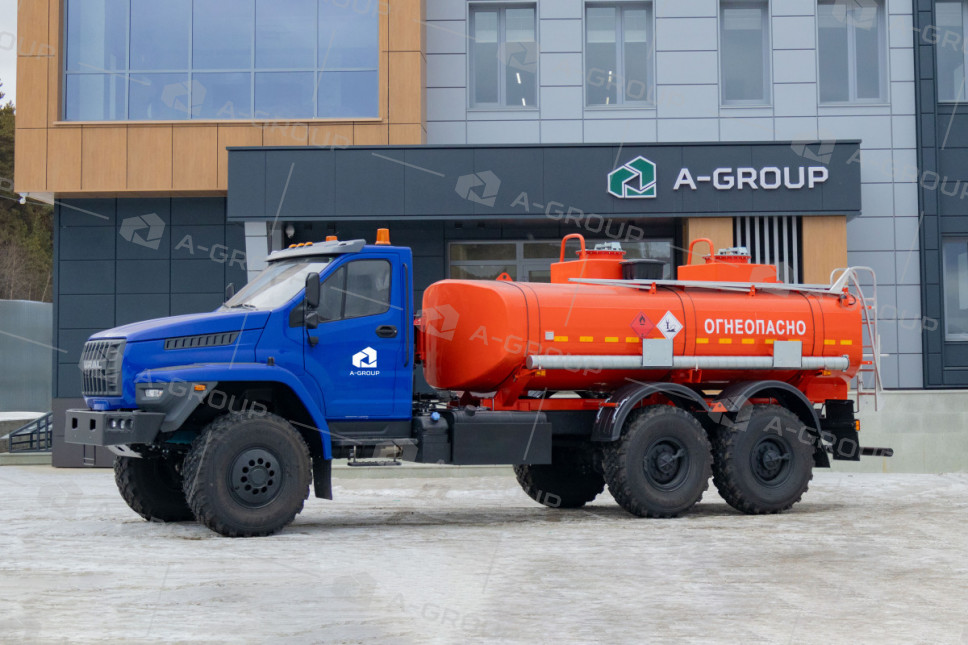 Автотопливозаправщик АТЗ-10/2 (2 секции) на шасси УРАЛ NEXT 5557-72