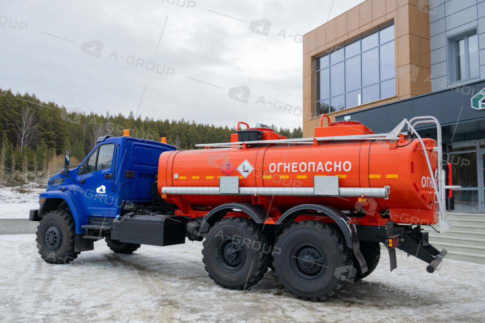 Автотопливозаправщик АТЗ-10/2 (2 секции) на шасси УРАЛ NEXT 5557-72