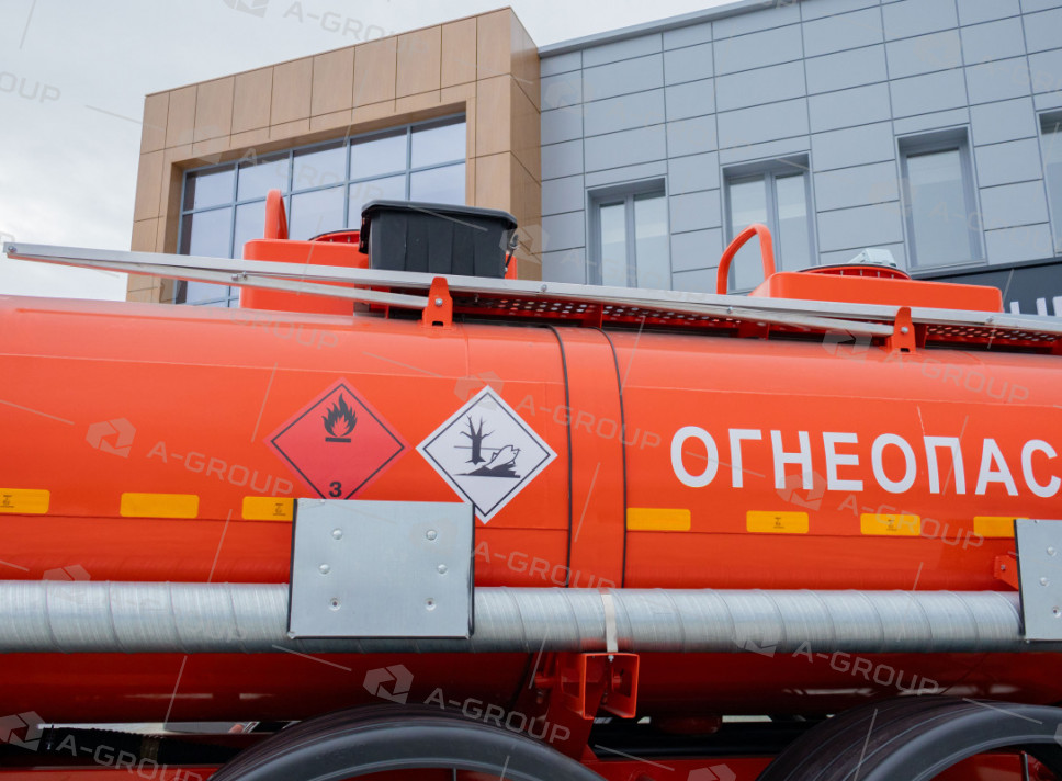Автотопливозаправщик АТЗ-10/2 (2 секции) на шасси УРАЛ NEXT 4320-72