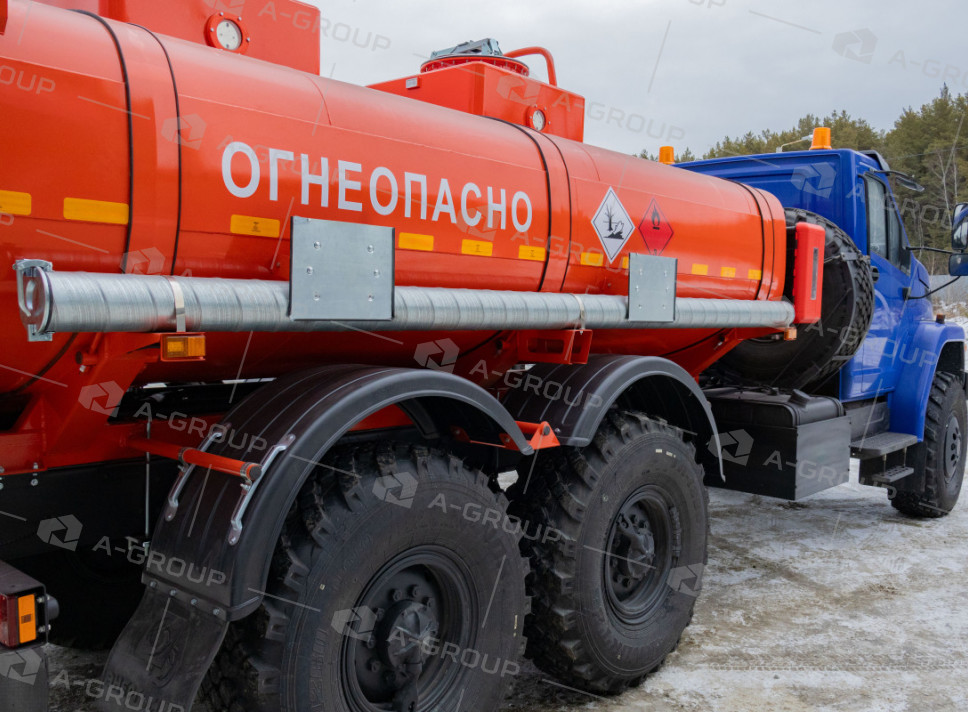 Автотопливозаправщик АТЗ-10/2 (2 секции) на шасси УРАЛ NEXT 4320-72