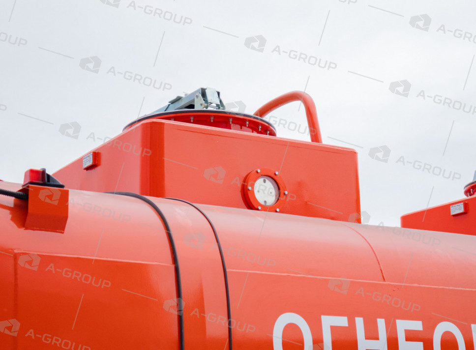 Автотопливозаправщик АТЗ-12/2 (2 секции) на шасси УРАЛ NEXT 4320-74
