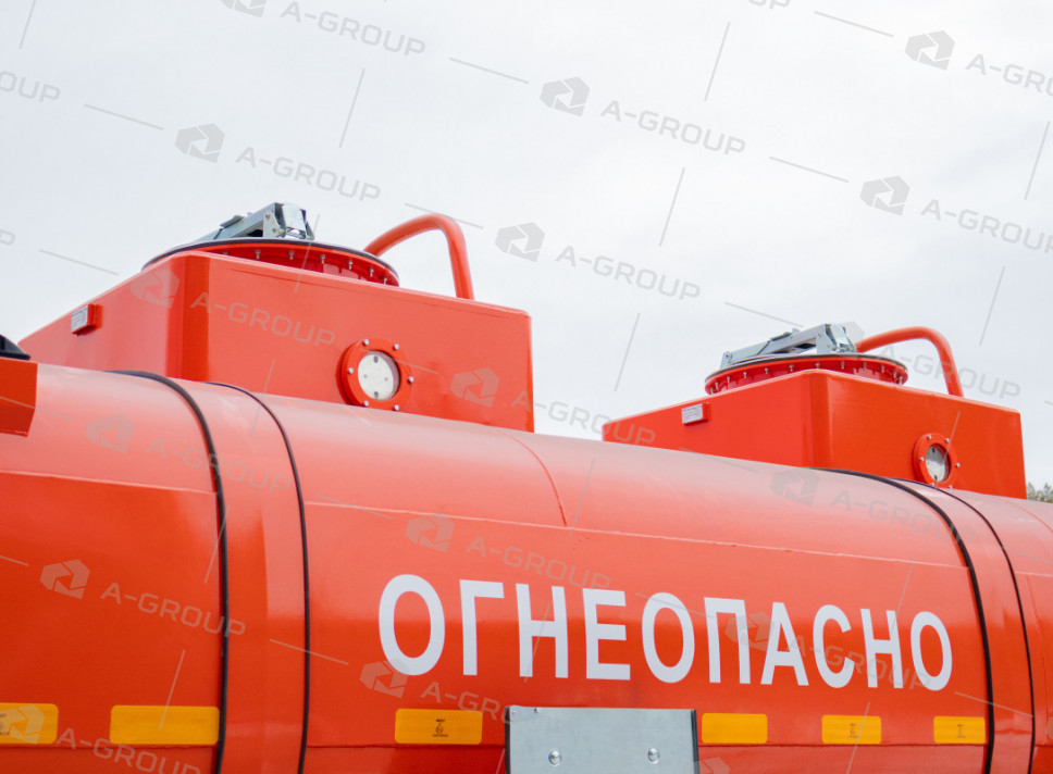 Автотопливозаправщик АТЗ-10/2 (2 секции) на шасси УРАЛ NEXT 4320-72