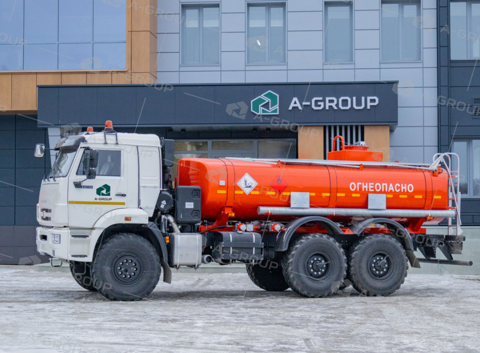 Автотопливозаправщик АТЗ-10 на шасси Камаз 43118-50